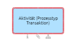 Der Screenshot zeigt eine farblich konfigurierte Transaktion.