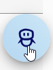 The screenshot shows an Arty button in the form editor to receive help during the configuration of a form.