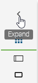 The option "Expand" of the symbol palette is displayed.