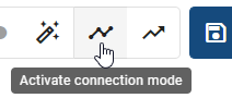 Here the button "Connection Mode" is displayed in the menu bar.