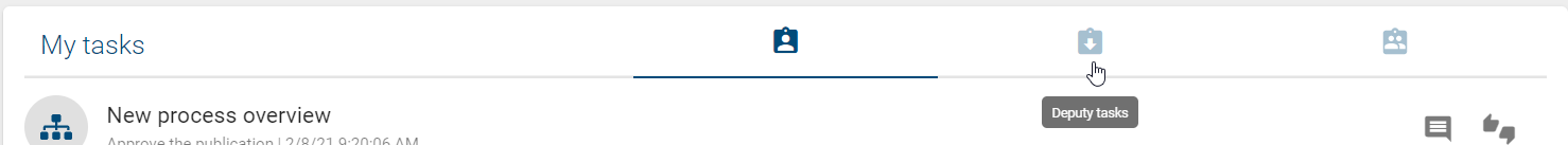 The tab "deputy tasks" is shown here.