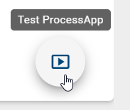 The start button for a ProcessApp in preview stage of the new user interface is displayed here.