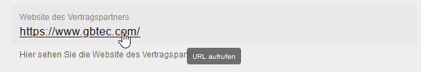 Hier ist das "URL Feld" im Formular abgebildet.