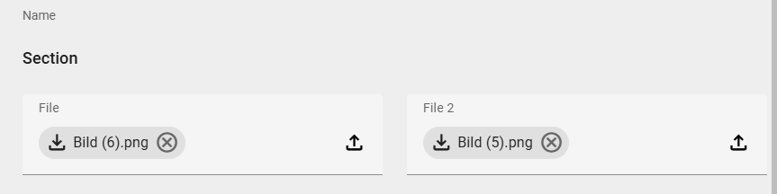 Der Screenshot zeigt die Möglichkeit in einer ausgeführten ProcessApp, Dokumente hinzuzufügen.