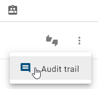 The button "Audit trail" is shown here.