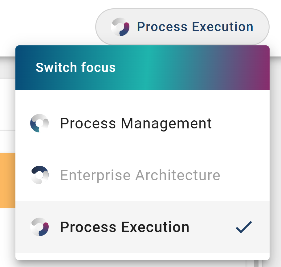 This screenshot shows the option to change the focus.