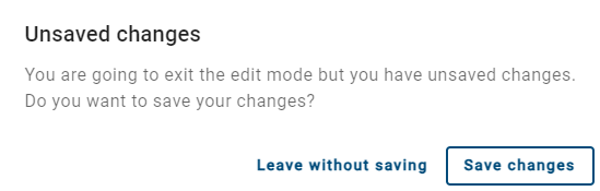 The dialog window for unsaved changes is displayed here.