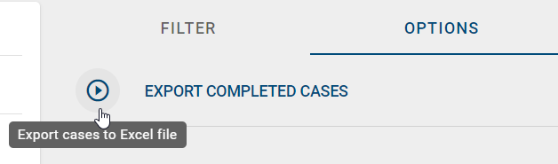 The option to create an event log in the sidebar of the case list for a ProcessApp is displayed here.