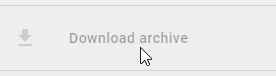 The greyed out option "Download archive" within the audit trail of a publication workflow is displayed here.